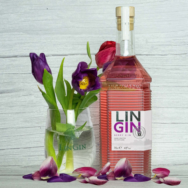 LinGin Berry Gin with Flowers